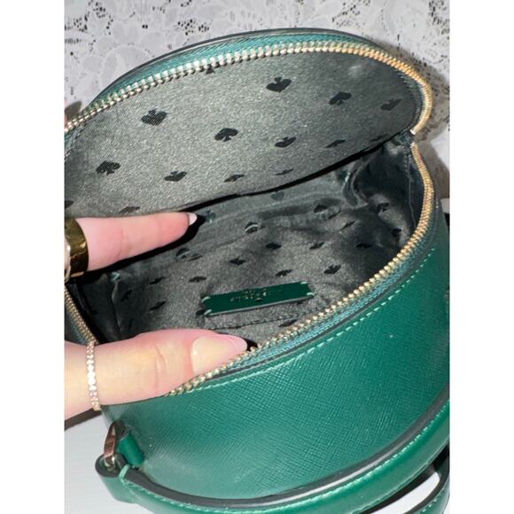 Kate Spade Schuyler Mini Backpack Deep Jade Green Saffiano EUC main image 10